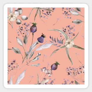 Dainty Vintage Florals Sticker